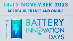 [Translate to Englisch:] BayFOR auf den Battery Innovation Days 2023