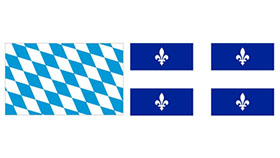Flag Bavaria Quebec