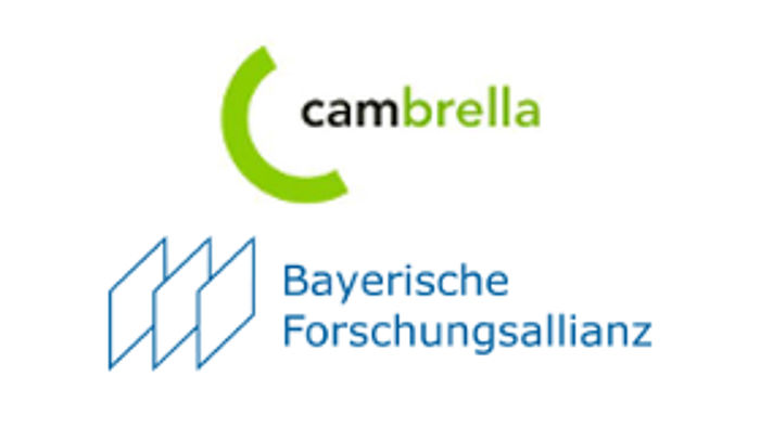 Logo des EU-Projekts "Cambrella" und der Bayerischen Forschungsallianz