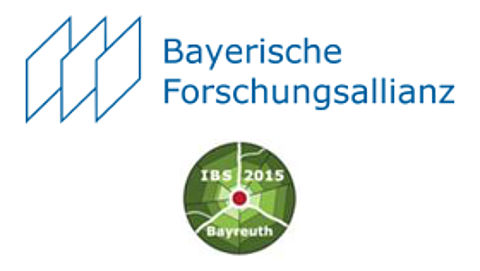 Logo Bayerische Forschungsallianz und Logo IBS Bayreuth