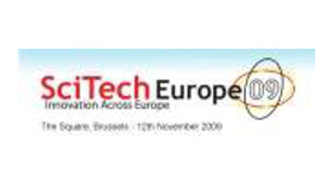 SciTech Europe 09 – Innovation Across Europe Logo der Veranstaltung "SciTech Europe 09 – Innovation Across Europe"
