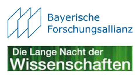Logo Bayerische Forschungsallianz und Lange Nacht der Wissenschaften
