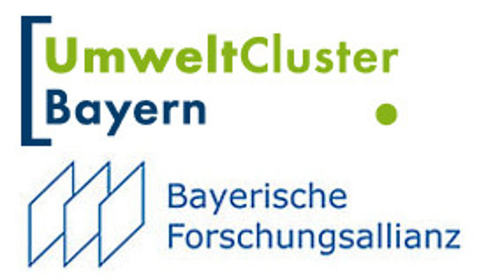 Logos BayFOR Umweltcluster