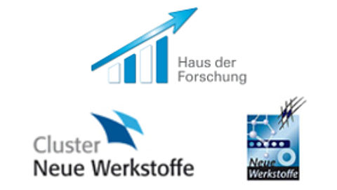 Material- und Ressourceneffizienz – Highlights aus der bayerischen Forschung Logo Haus der Forschung und Cluster Neue Werkstoffe