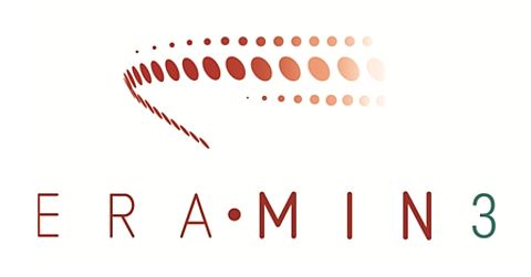Der neue ERA-MIN 3 Joint Call 2021 ist eröffnet: "Raw materials for the sustainable development and the circular economy" ERAMIN 3 Logo