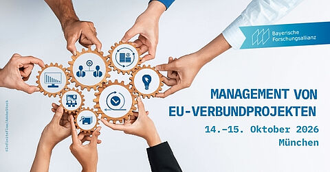 Visual Praxis-Seminar „Management von EU-Verbundprojekten unter Horizon Europe“ der BayFOR