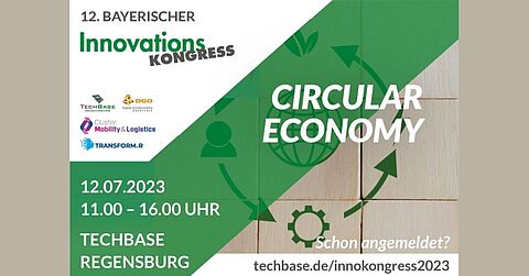 Innovationskongress 2023 12. Bayerischer Innovationskongress zum Thema "Circular Economy"