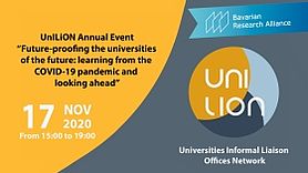 UnILiON Annual Event 2020: “Future-proofing the universities of the future: learning from the Covid-19 pandemic and looking ahead” UniLion Event 2020