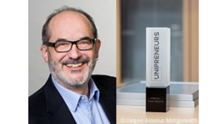 Initiative Unipreneurs ehrt Prof. Klaus Diepold als “Inspiration für Gründer/-innen”