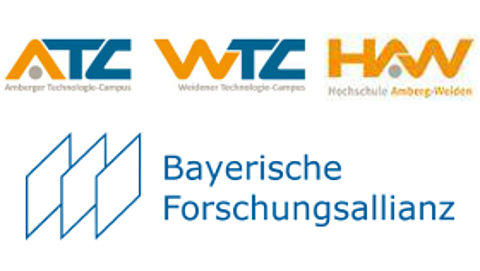 Trainingsworkshop „Europäische Förderprogramme für F&E im Bereich Umwelt & Energie“ - Amberg Logo atc und Bayerische Forschungsallianz