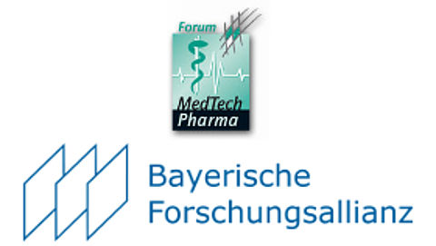 Logo Forum Medtech Pharma und Bayerische Forschungsallianz