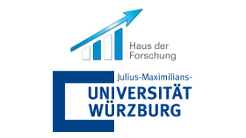 Logo Haus der Forschung und Universität Würzburg