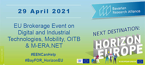 EU Brokerage Event on Digital and Industrial Technologies, Mobility, OITB & M-ERA.NET Next Destination: Horizon Europe
