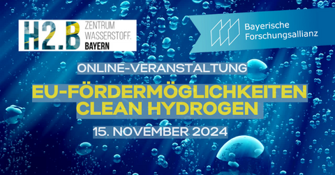 Kommende EU-Fördermöglichkeiten im Bereich Clean Hydrogen - Information und Teilnahmemöglichkeiten Kommende EU-Fördermöglichkeiten im Bereich Clean Hydrogen - Information und Teilnahmemöglichkeiten