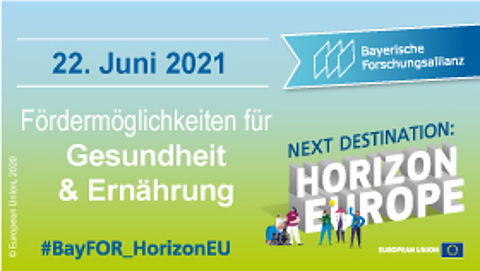 BayFOR Gesundheit Horizon Europe Event