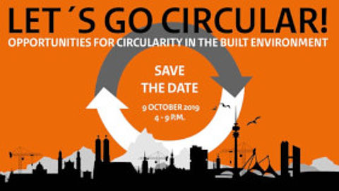 Let’s go circular! Opportunities for circularity in the built environment Logo Let's go circular