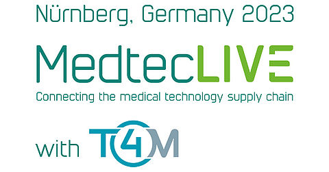 Medtec Live with T4M Logo Die BayFIA auf der „MedtecLIVE with T4M 2023“