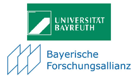 Logo Universität Bayreuth und Logo Bayerische Forschungsallianz