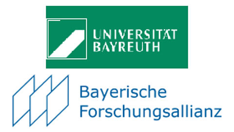 BayFOR informiert über Fördermöglichkeiten in den Lebensmittel- und Gesundheitswissenschaften Logo Universität Bayreuth und Logo Bayerische Forschungsallianz