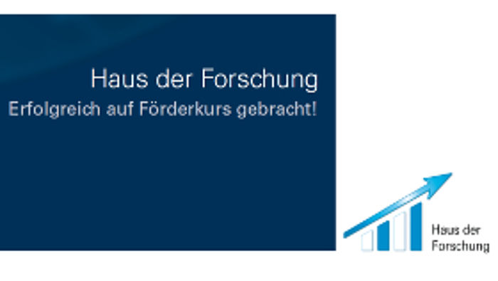 Erste Seite der Broschüre "Haus der Forschung"