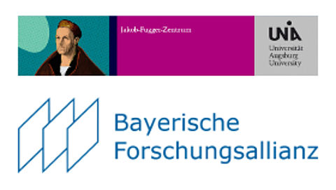 Informationsveranstaltung zu Horizon 2020 für Geistes-, Sozial- und Wirtschaftswissenschaftler Logo Jakob Fugger Zentrum und Bayerische Forschungsallianz