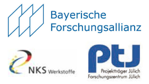 Logo Bayerische Forschungsallianz, Nationale Kontaktstelle Werkstoffe und Projektträger Jülich