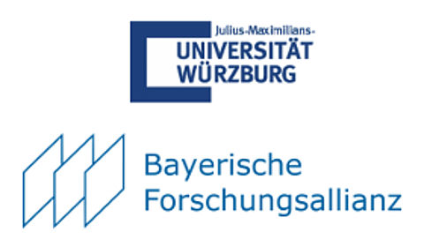 Workshop zu Horizon 2020 für Geistes-, Sozial- und Wirtschaftswissenschaftler Logos der Universität Würzburg und der Bayerischen Forschungsallianz