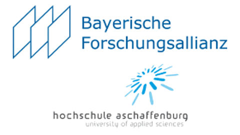 Trainingsworkshop im Bereich Umwelt & Energie in Aschaffenburg Logos der Bayerischen Forschungsallianz und der Hochschule Aschaffenburg