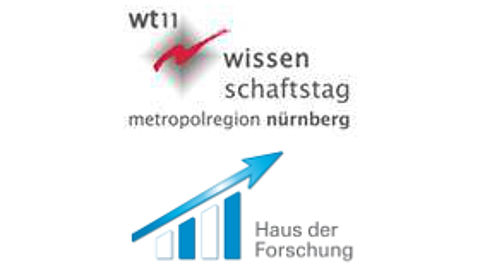 Logo des Wissenschaftstags 2011 und vom Haus der Forschung