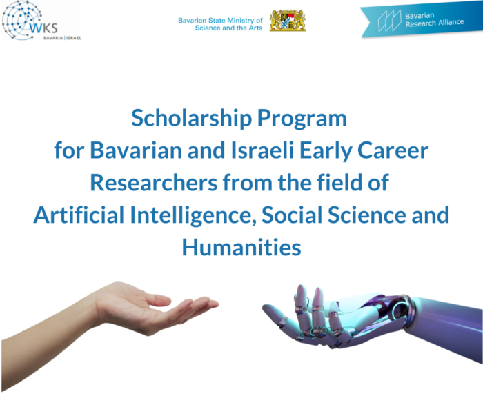 Scholarship Program for Bavarian and Israeli Early Career Researchers from the field of Artificial Intelligence, Social Science and Humanities