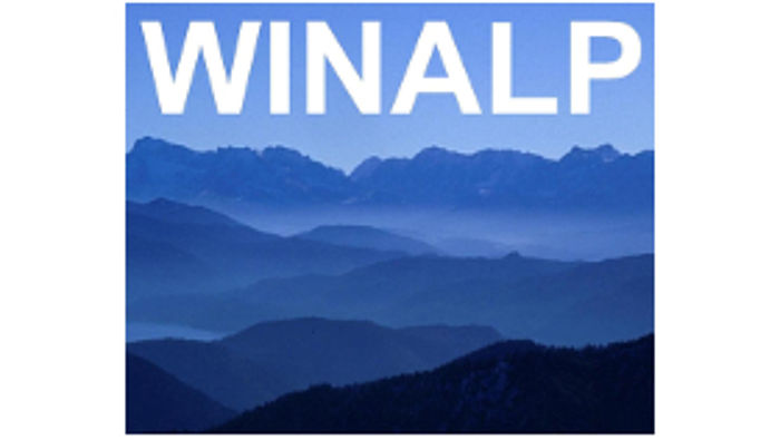 Logo des europäischen Forschungsprojektes "WINALP"