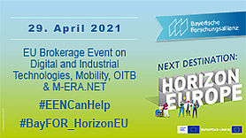 EU Brokerage Event on Digital and Industrial Technologies, Mobility, OITB & M-ERA.NET Next Destination: Horizon Europe