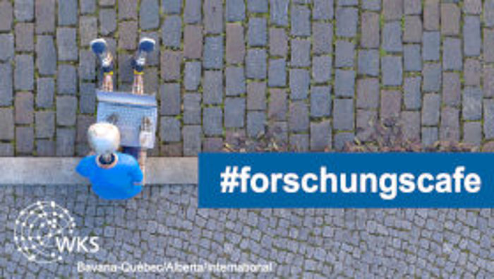 Forschungscafé: Virtueller Wissenschaftsaustausch zwischen den Kontinenten Roboter mit Computer