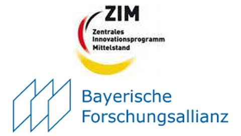 20. Innovationstag Mittelstand des Bundesministeriums für Wirtschaft und Technologie (BMWi) Logo Zentrales Innovationsprogramm Mittelstand und Bayerische Forschungsallianz