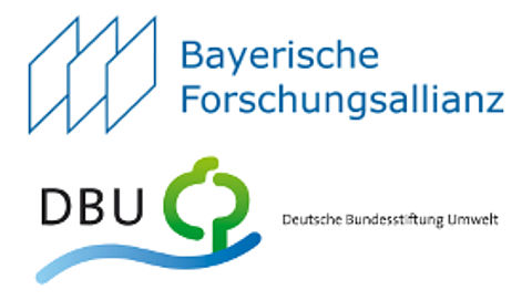 Logo der Bayerischen Forschungsallianz und der Deutschen Bundesstiftung Umwelt