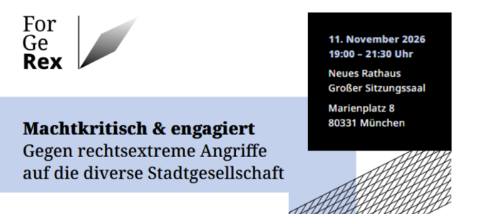 BayFOR Forgerex Veranstaltung machtkritisch & engagiert
