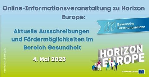 Online-Informationsveranstaltung zu Horizon Europe: Aktuelle Ausschreibungen und Fördermöglichkeiten im Bereich Gesundheit