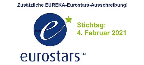 Zusätzliche Ausschreibung für Eurostars-2 mit Stichtag am 4. Februar 2021 Eureka Eurostars