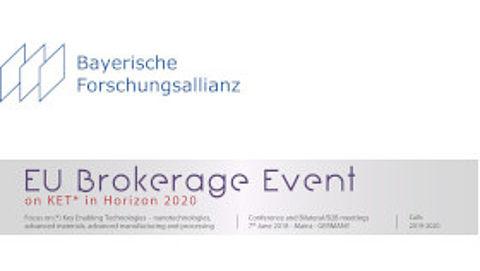 BayFOR beim EU Brokerage Event on KET in Horizon 2020