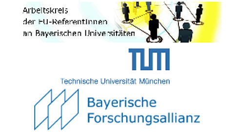 EU-Forschungsrahmenprogramm Participant Portal: Praktiker-Workshop Logo des Arbeitskreises der EU-Referentinnen und der Bayerischen Forschungsallianz