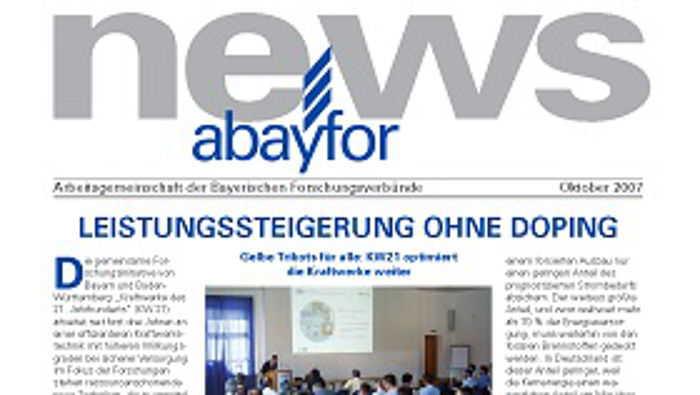 BayFOR News Oktober 2007