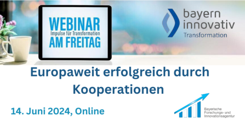 Webinar am Freitag - Europaweit erfolgreich durch Kooperationen Webinar am Freitag - Europaweit erfolgreich durch Kooperationen