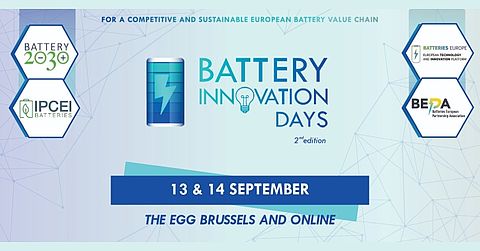 EU-Projekte HyFlow und RecyLIB auf den Battery Innovation Days 2nd Edition