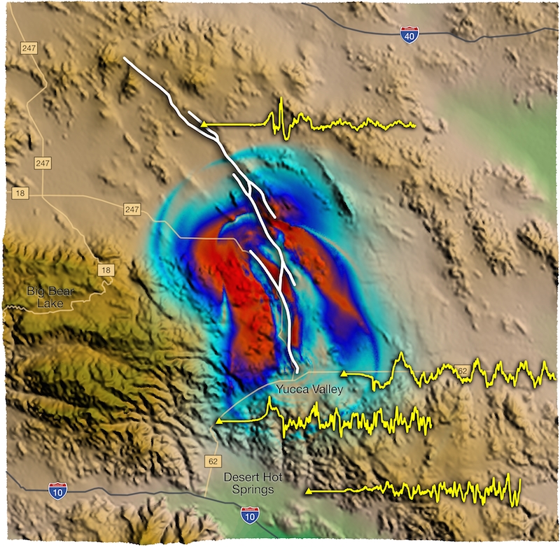 Ground shaking petascale simulation