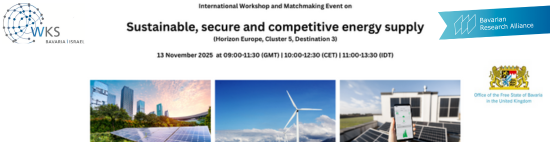 WKS Bayern-Israel Workshop Sustainable Energy Supply 2025