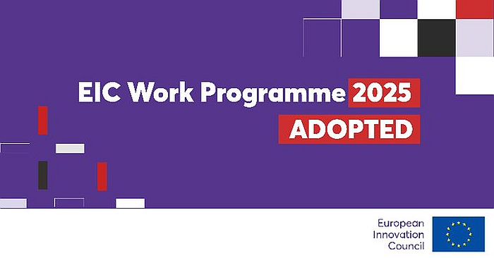 European Innovation Council (EIC): Work programme 2025 published