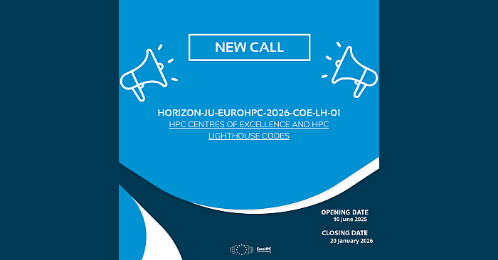 New EuroHPC call for proposals: Europe's offensive for supercomputing software New EuroHPC call for proposals: Europe's offensive for supercomputing software