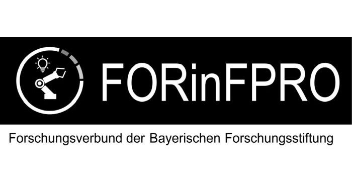 Neuer Forschungsverbund FORinFPRO: 2 Millionen Euro für den Aufbau KI-basierter und selbstadaptierender Fertigungsprozesse Logo FORinFPRO