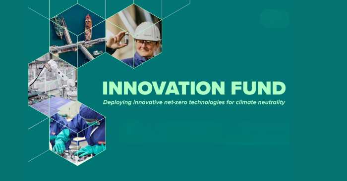 Mit Unterstützung der BayFOR zur EU-Förderung: Innovationsfonds will Cleantech-Projekte in Bayern mit 91 Millionen Euro fördern Innovation Fund Logo