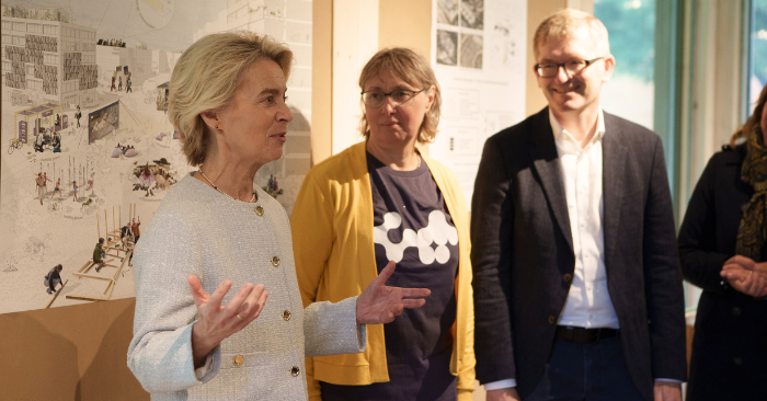 Creating NEBourhoods Together: Die Kommissionspräsidentin der Europäischen Union Ursula von der Leyen zu Gast in Neuperlach Besuch von Ursula von der Leyen